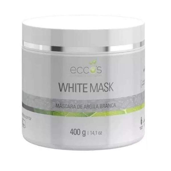 Máscara Argila Branca Eccos Cosméticos White Mask 400g