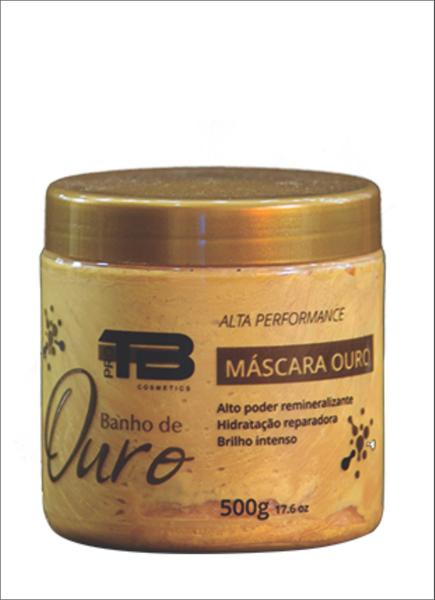 MASCARA BANHO DE OURO 500g - Tb Pro Cosmetics