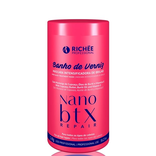 Máscara Banho de Verniz Richée Professional Nanobtx Repair 1Kg