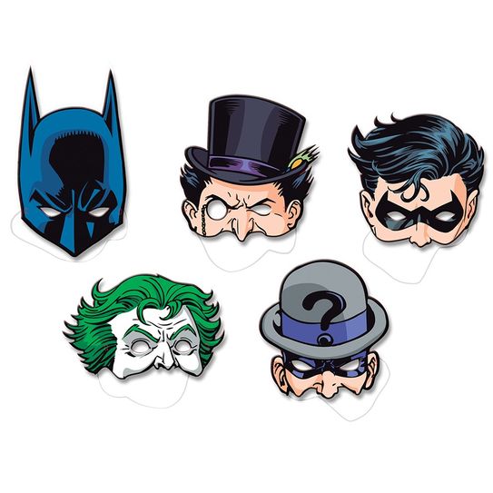 Mascara Batman 8 Unidades - Festcolor
