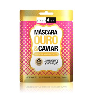 Máscara Beauty 4 Fun Ouro e Caviar com 8g