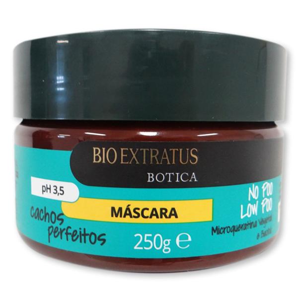 Mascara Bio Extratus Botica no Poo Low Poo Cachos Perfeitos 250gr