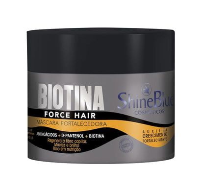Máscara Biotina Force Hair 315g - Shine Blue