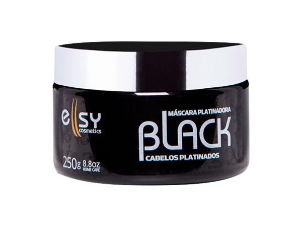 Máscara Black Cabelos Platinados Ellsy Cosmetics 250g