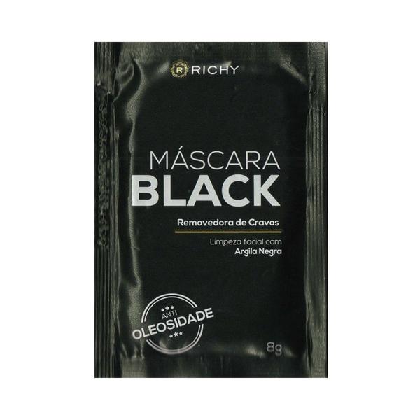 Máscara Black Removedora de Cravos com Argila Negra 8g - Richy