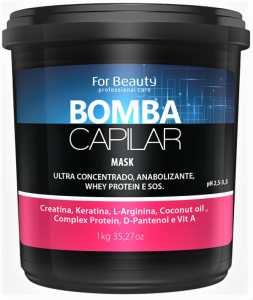 Máscara Bomba Capilar For Beauty 1Kg