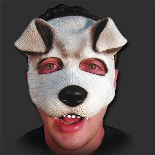 Máscara Cachorro Látex Meia Face Unidade