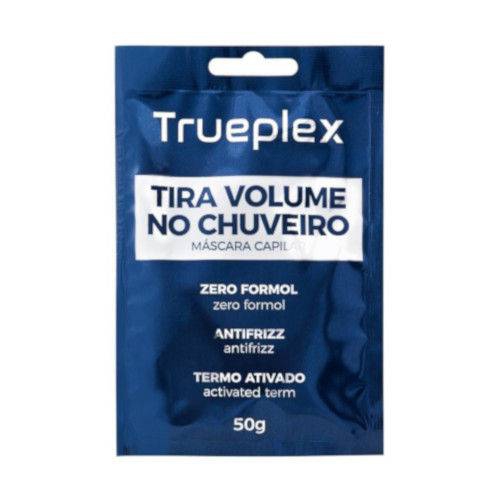 Mascara Capilar 50g Tira Volume no Chuveiro C/12 Trueplex