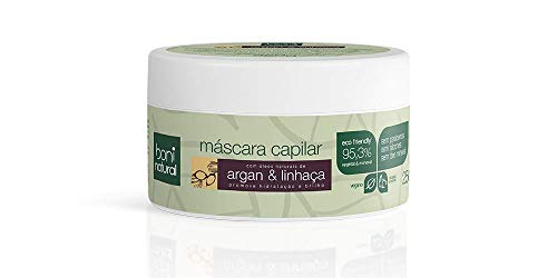 Mascara Capilar Argan e Linhaça, Boni Natural, 12X250G, Boni Natural