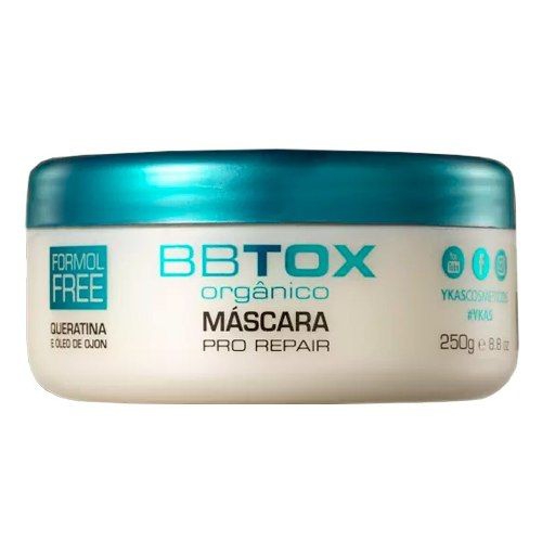 Mascara Capilar Bbtox Organico 250g - Ykas - Ykas Professional