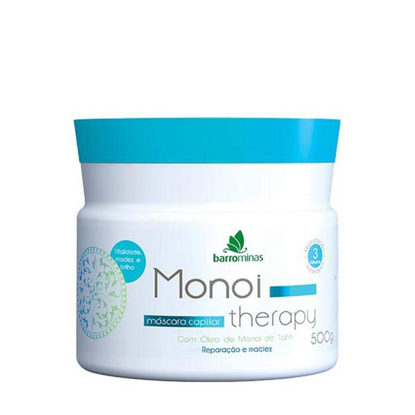 Mascara Capilar Hidratante Monoi Therapy Barrominas 500g - Barro Minas