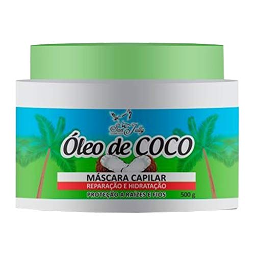 Mascara Capilar Óleo de Coco 500g San Jully