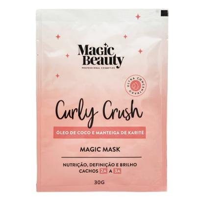 Máscara Capilar Sachê Magic Beauty Curly Crush 2A a 3A 30g