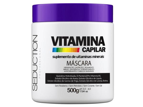 Máscara Capilar Seduction Professional - Vitamina Capilar 500g
