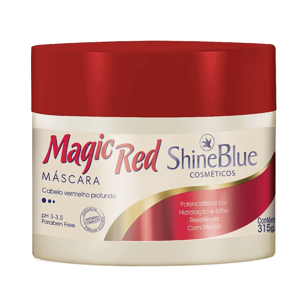 Máscara Capilar Shine Blue Magic Red 250g
