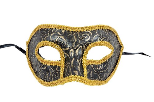 Mascara Carnaval Medieval Bronze Único