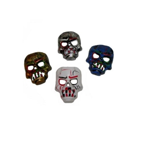 Máscara Caveira Multicolor - Cores Sortidas - Unidade