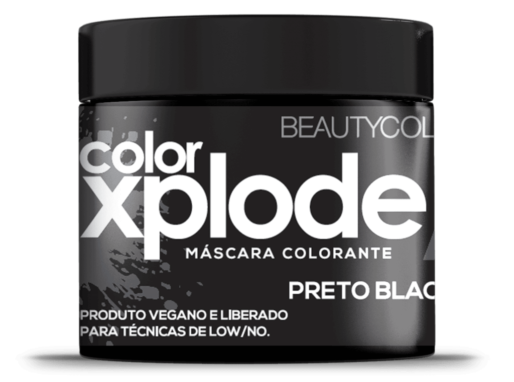 Máscara Colorante Beauty Color Preto Blackout 300G