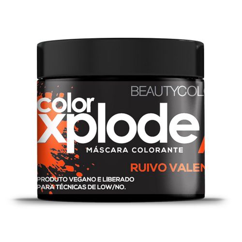 Máscara Colorante Beauty Color Xplode Ruivo Valente 300g