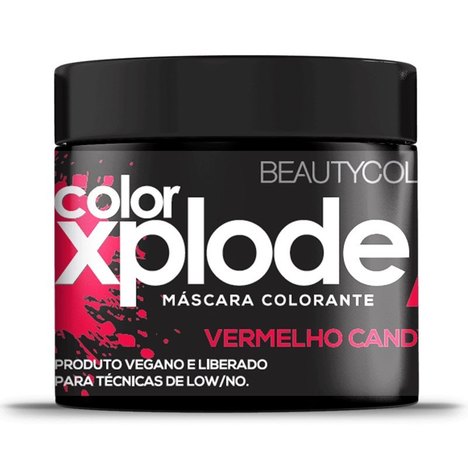 Máscara Colorante Beauty Color Xplode Vermelho Candy 300G