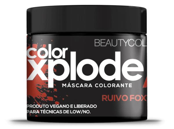 Mascara Colorante Xplode Ruivo Foxy Beautycolor 300 Gr - Beauty Color