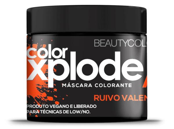 Mascara Colorante Xplode Ruivo Valente Beautycolor 300 Gr - Beauty Color