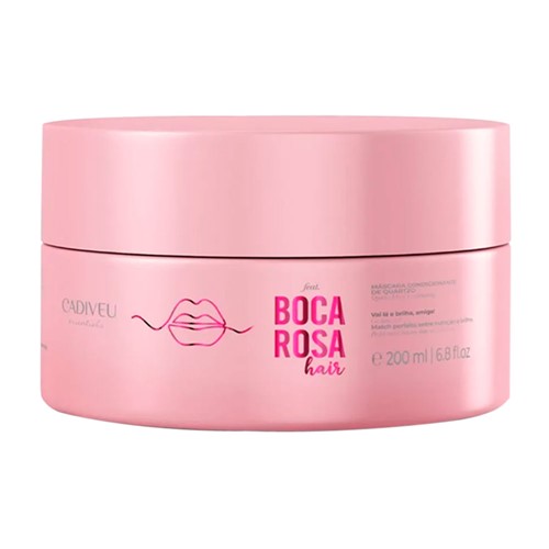 Máscara Condicionante de Quartzo Boca Rosa Hair Cadiveu Essentials 200ml