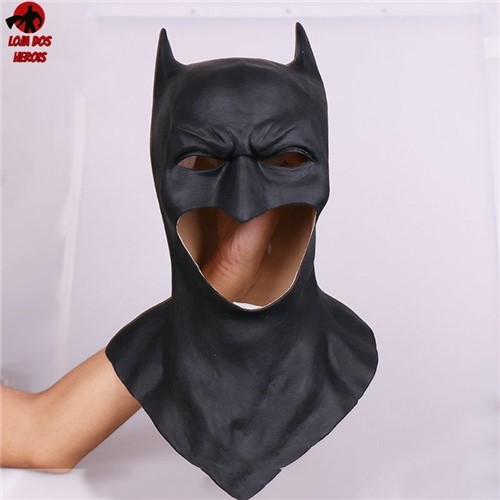 Máscara Cosplay Batman Filme Liga da Justiça Realista Latex Capuz