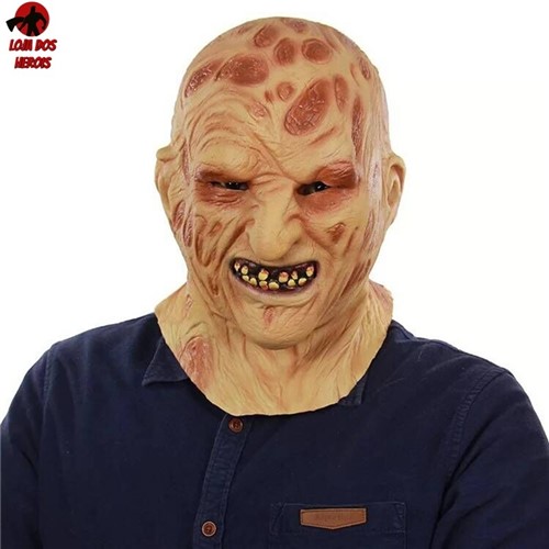 Máscara Cosplay Freddy Krueger Modelo 3 Realista Latex Capuz