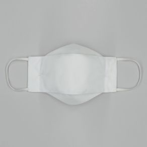 Máscara 3D em Puro Algodão Branca 005 09530