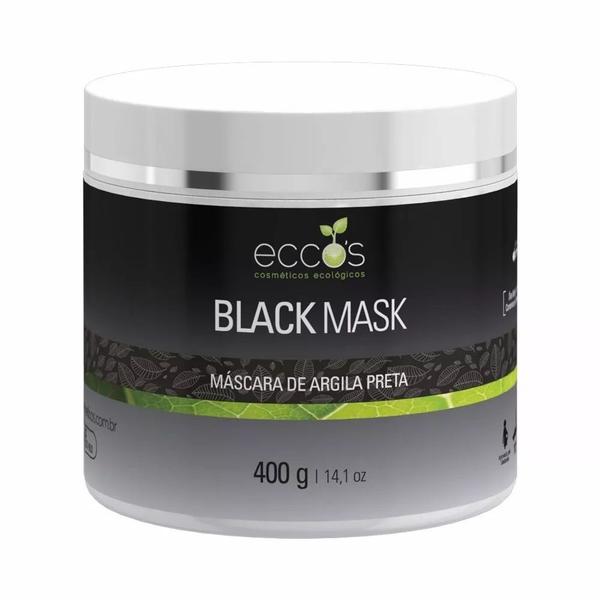 Máscara de Argila Preta Eccos Cosméticos Black Mask 400g