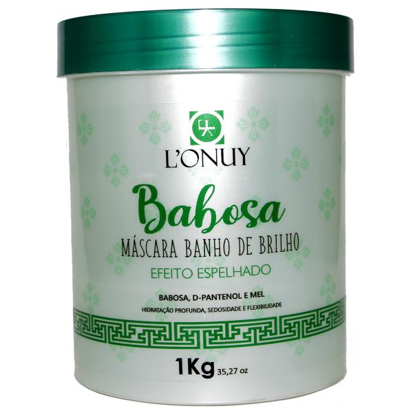 Mascara de Babosa com Mel 1Kg Banho de Brilho - Lonuy - Lonuy Kosmetic