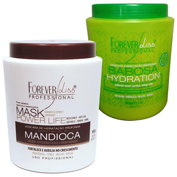 Máscara de Babosa e Mascara de Mandioca 950g Forever Liss - Forever Liss Professional