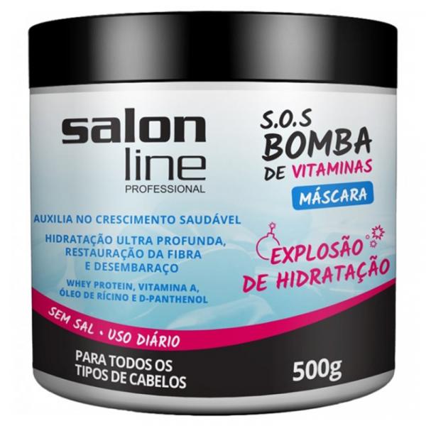 Máscara de Cabelo Salon-Line SOS Bomba Mega Hidratação Explosão Bombástica 500 G