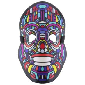 Mascara de DJ LED Robô Colorido para Festa MB-013