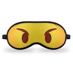Máscara de Dormir em Neoprene - Emoticon Emoji Bravinho