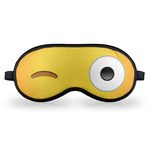 Máscara de Dormir em Neoprene - Emoticon Emoji Piscadinha