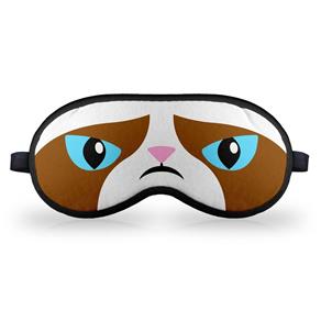 Máscara de Dormir em Neoprene - MEME Grumpy Cat