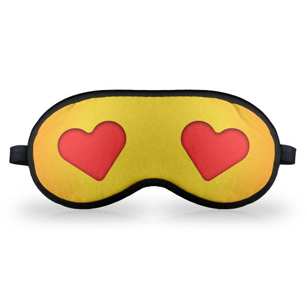 Mascara de Dormir Emoji Amor - Pequenas Felicidades