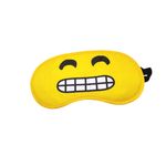 Máscara de Dormir Emoji Sorridente Amarelo