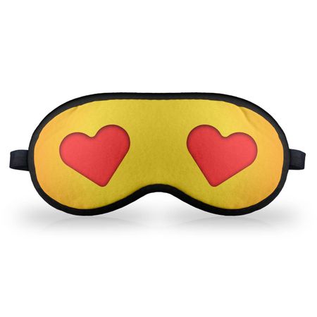 Máscara de Dormir - Emoticon Emoji Amor