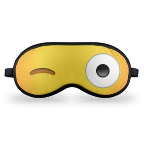 Máscara de Dormir - Emoticon Emoji Piscadinha