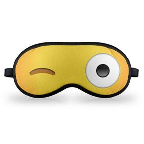 Máscara de Dormir Emoticon Emoji Piscadinha