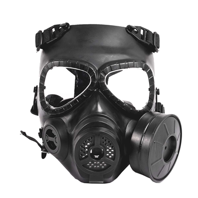 Máscara de Gás Preta - para Airsoft