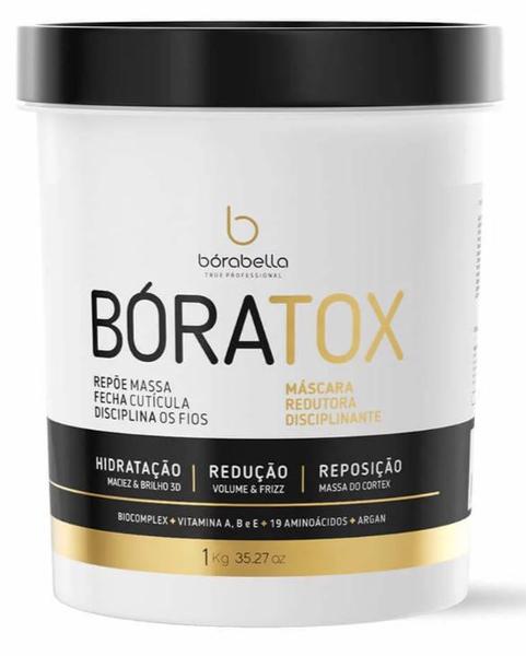 Máscara de Hidratação Boratox Orgânico 19 Aminoácidos Borabella 1kg - Borabella Professional