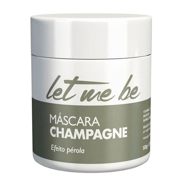 Máscara de Hidratação Champagne Efeito Pérola 500g - Let me Be