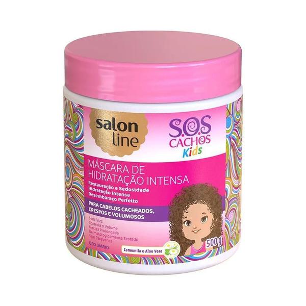 Mascara de Hidratação Intensa SOS Cachos Kids 500g - Salon Line