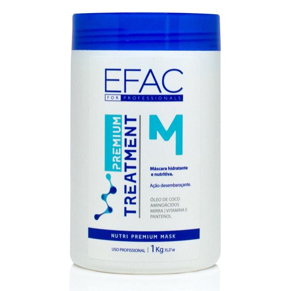 Máscara de Hidratação Intensiva EFAC Premium Treatment - 1kg - Efac Cosméticos