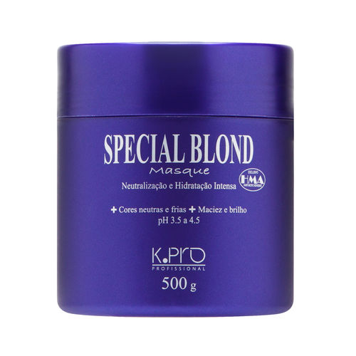 Mascara de Hidratação K.pro Special Blond Masque para Cabelos Loiros - 500gr