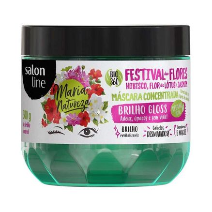 Máscara de Hidratação Salon Line Maria Natureza Festival das Flores 300g